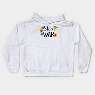 Stop Ukrainian-Russian war Kids Hoodie